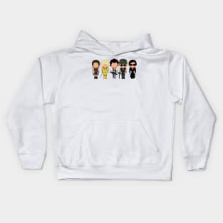 Bad@ss Movie Girls  - "Vector-Eds" Kids Hoodie